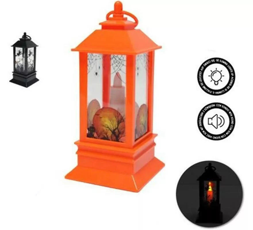 Translation missing: pt-PT.Farolillo Halloween con Luz de 22x8x9 cm en colores surtidos