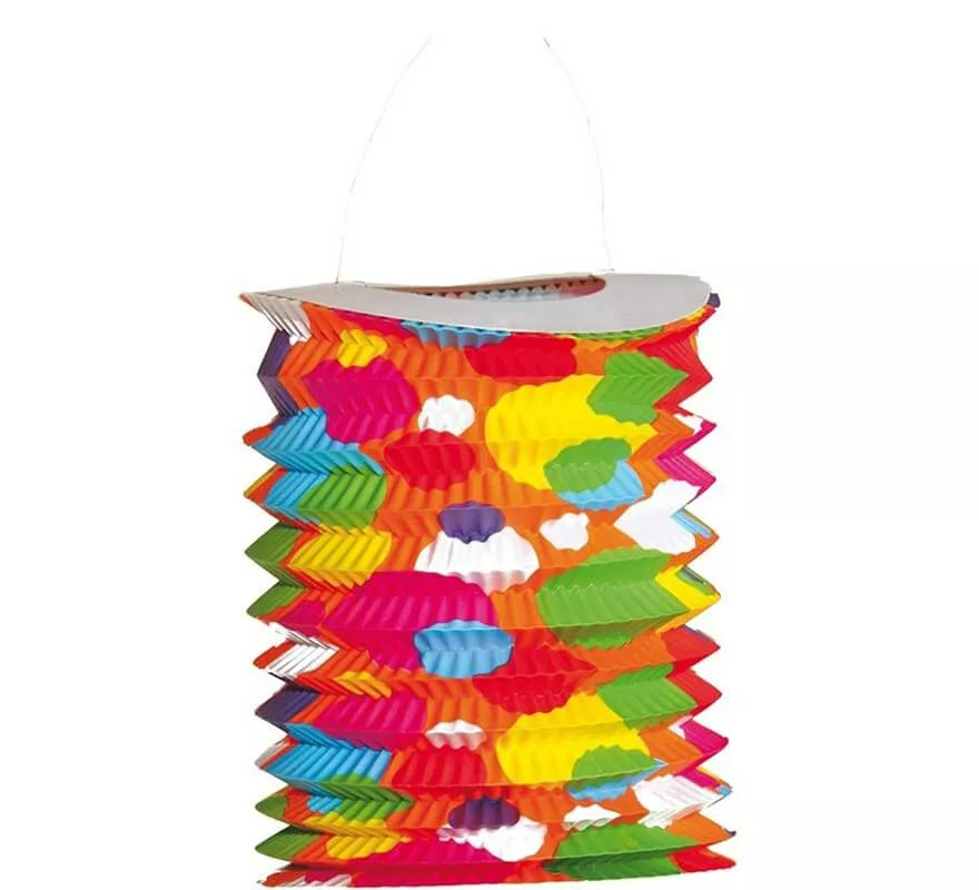 Translation missing: pt-PT.Farolillo Tubular con Lunares 20 x 16 cm
