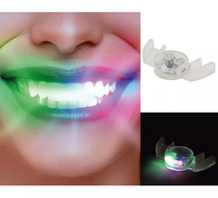 Tala dentária ou protetor bucal LED multicolorido