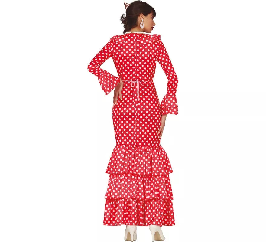 Translation missing: pt-PT.Flamenca Rojo con Lunares para mujer