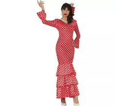 Flamenco com bolinhas para mulher