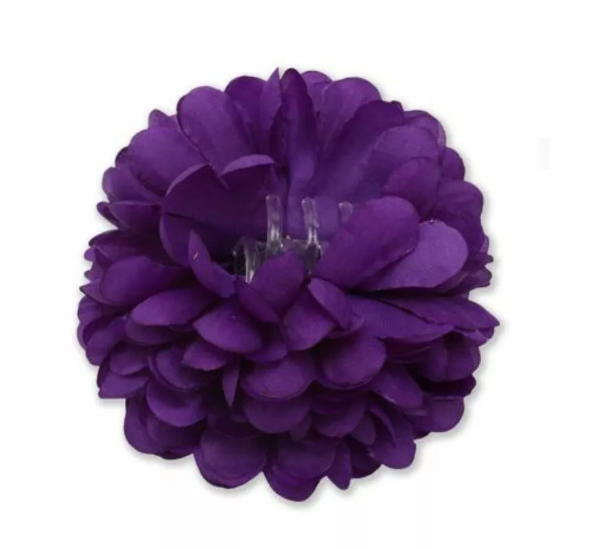 Translation missing: pt-PT.Flor con pinza para el cabello en varios colores de 11 cm