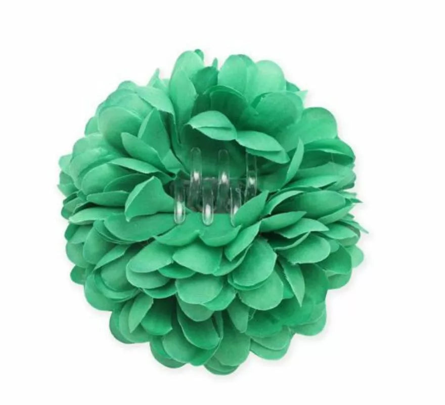 Translation missing: pt-PT.Flor con pinza para el cabello en varios colores de 11 cm