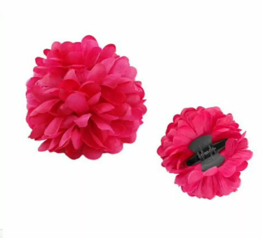 Translation missing: pt-PT.Flor Sevillana o Chulapa de 8 cm con pinza en varios colores