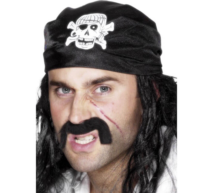 Translation missing: pt-PT.Bandana Pirata Negra