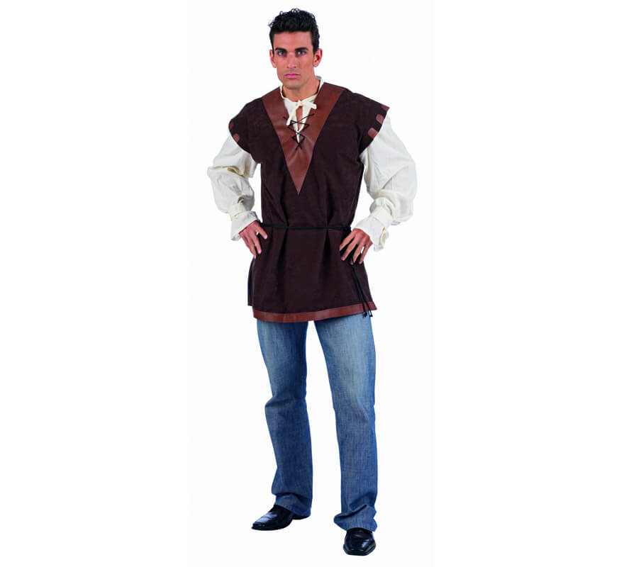 Translation missing: pt-PT.Camisa con Chaleco Medieval Deluxe para hombre
