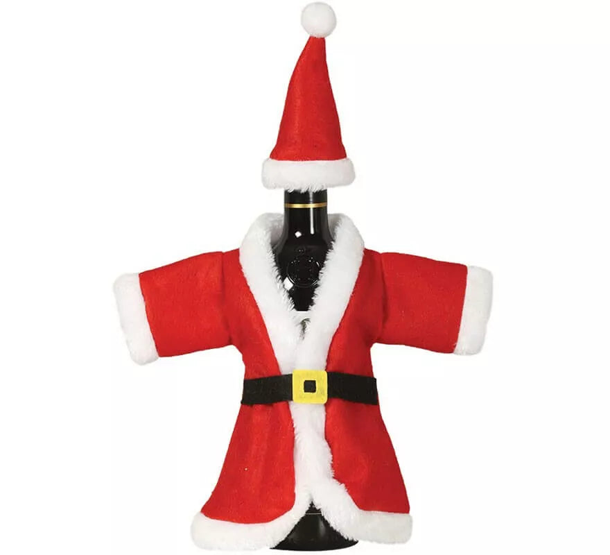 Translation missing: pt-PT.Funda de Botella con forma de Papá Noel 40 cm