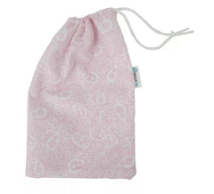 Capa de tecido para máscara de estampa de cashmere rosa