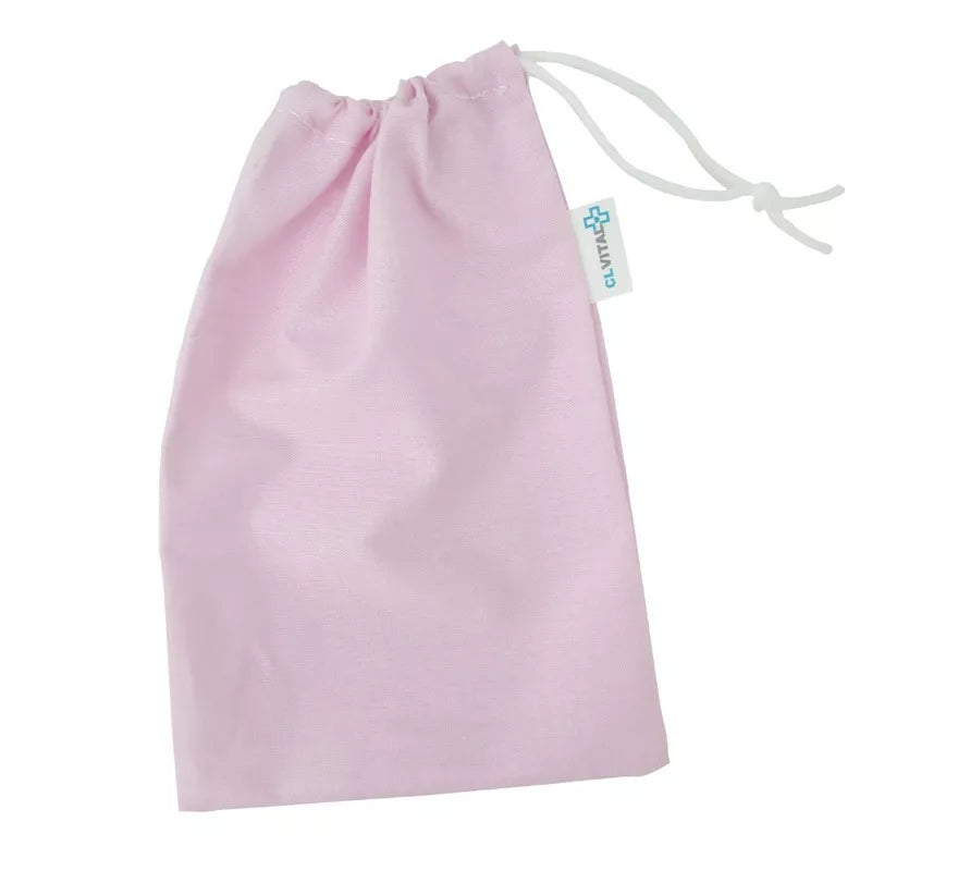 Translation missing: pt-PT.Funda de tela para Mascarilla estampado Rosa