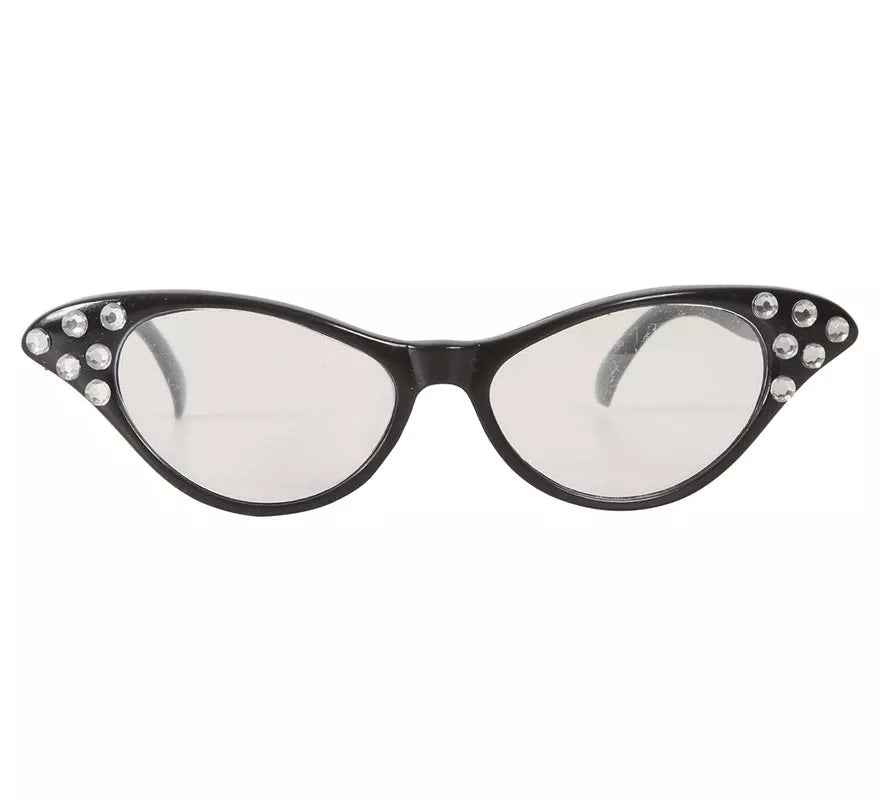 Translation missing: pt-PT.Gafas años 60 negras con cristales