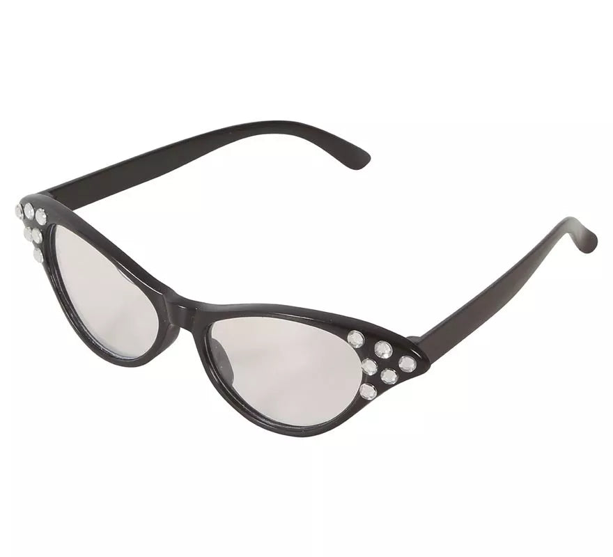 Translation missing: pt-PT.Gafas años 60 negras con cristales