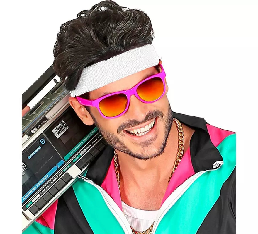 Translation missing: pt-PT.Gafas Años 80 neón con Lentes en colores surtidos