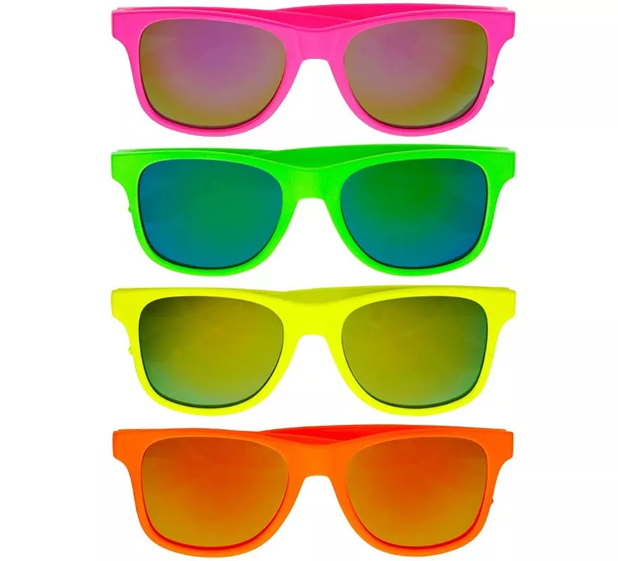Translation missing: pt-PT.Gafas Años 80 neón con Lentes en varios colores