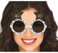 Gafas Blancas con Estrellas 40 Años