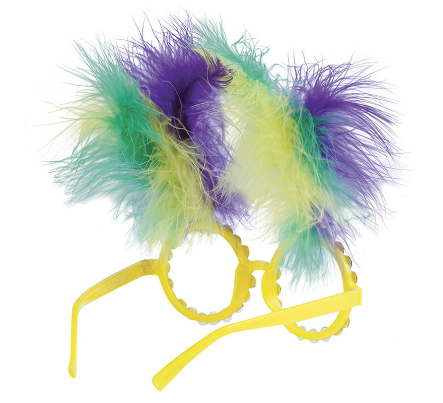 Translation missing: pt-PT.Gafas Circulares con Plumas Altas
