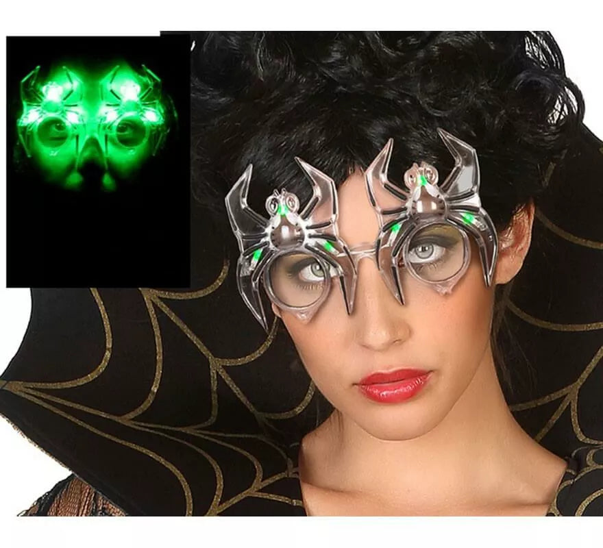 Gafas con Arañas y Luz