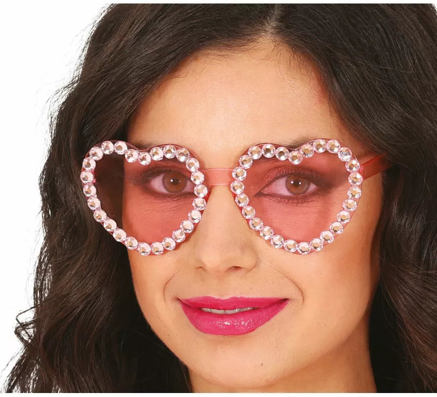Translation missing: pt-PT.Gafas Corazones con brillantes adulta