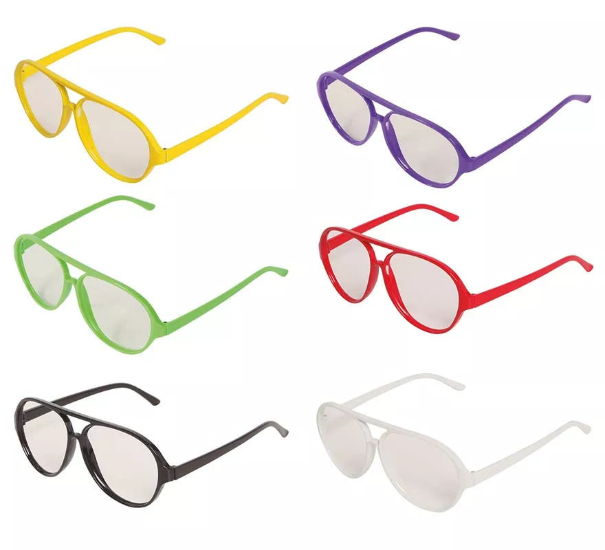 Translation missing: pt-PT.Gafas de Aviador sin cristal en colores surtidos
