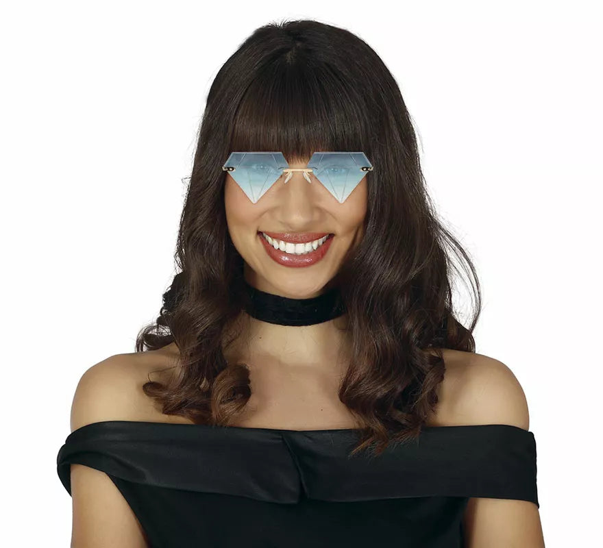 Translation missing: pt-PT.Gafas de Diamantes azul adulto