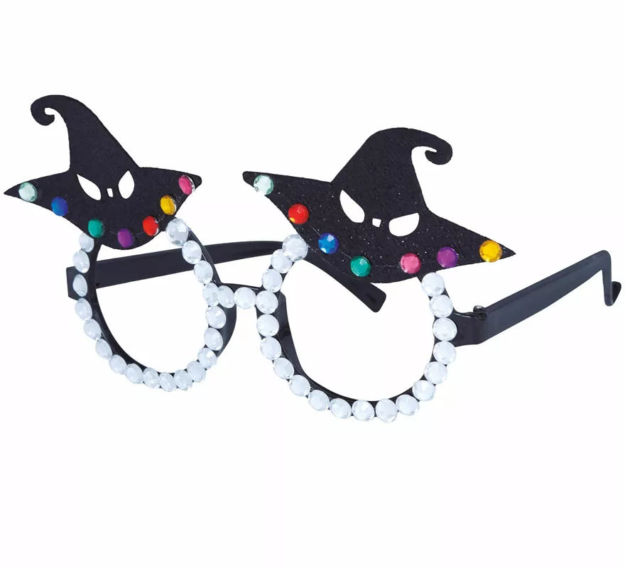 Gafas de Gorros Bruja con Brillantes