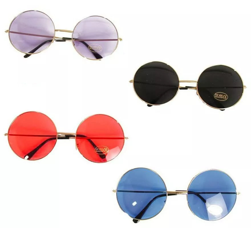 Translation missing: pt-PT.Gafas de Hippie redondas en colores surtidos