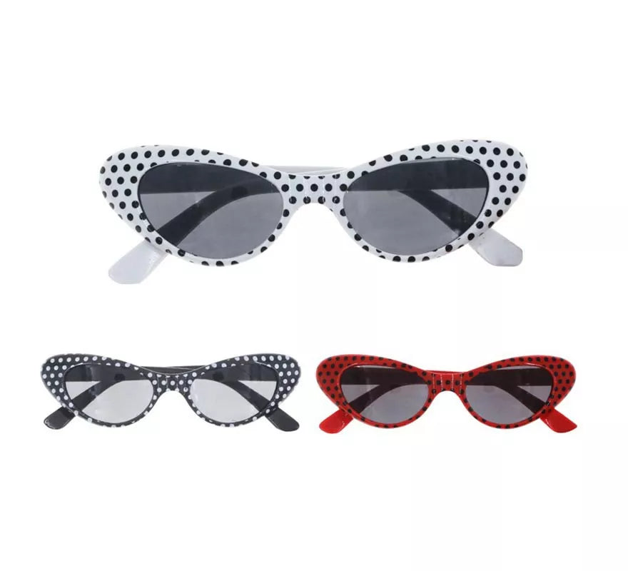 Translation missing: pt-PT.Gafas de los años 50 con lunares colores surtidos