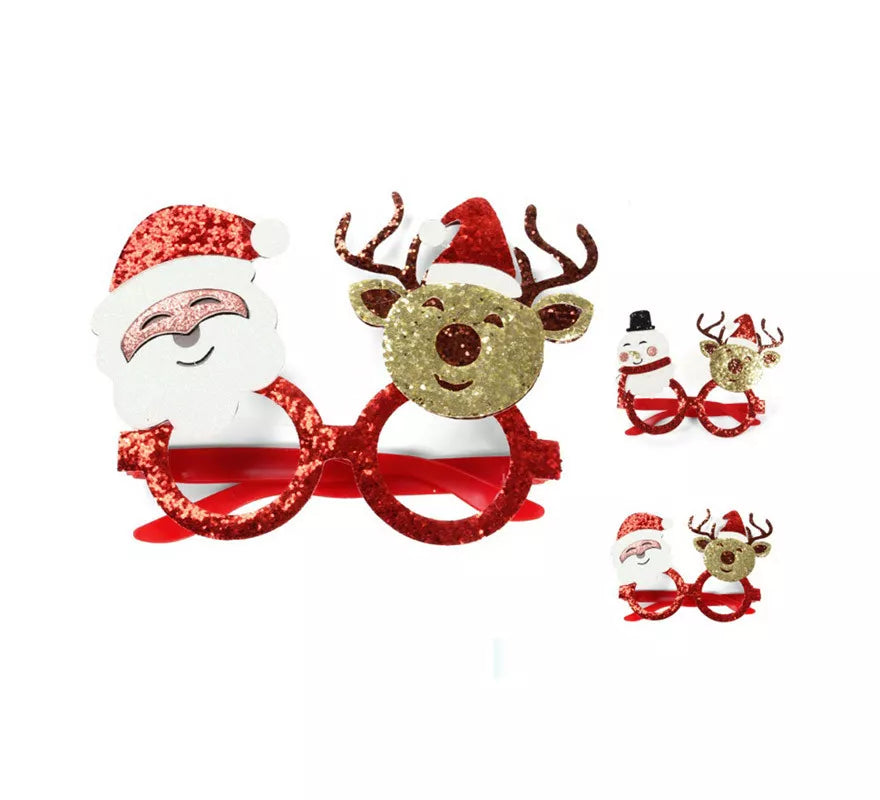 Translation missing: pt-PT.Gafas de Navidad con Brillantina en modelos surtidos