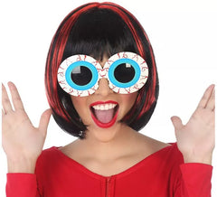 Óculos sangrentos para olhos arregalados