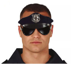 Óculos de polícia com tampa