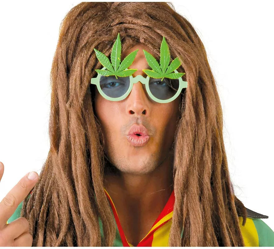 Translation missing: pt-PT.Gafas de Rastafari con hojas de Marihuana