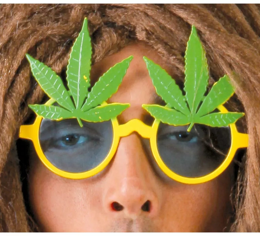 Translation missing: pt-PT.Gafas de Rastafari con hojas de Marihuana