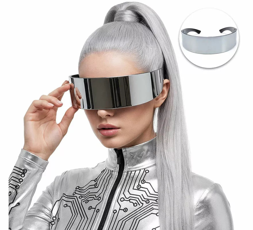 Translation missing: pt-PT.Gafas de Robot Futuristas plateadas