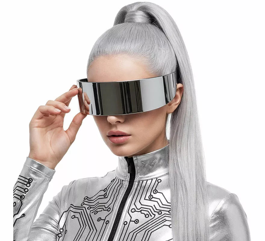 Translation missing: pt-PT.Gafas de Robot Futuristas plateadas