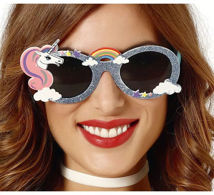 Gafas de Unicornio con Purpurina