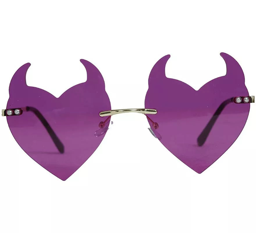 Gafas Demonio lila
