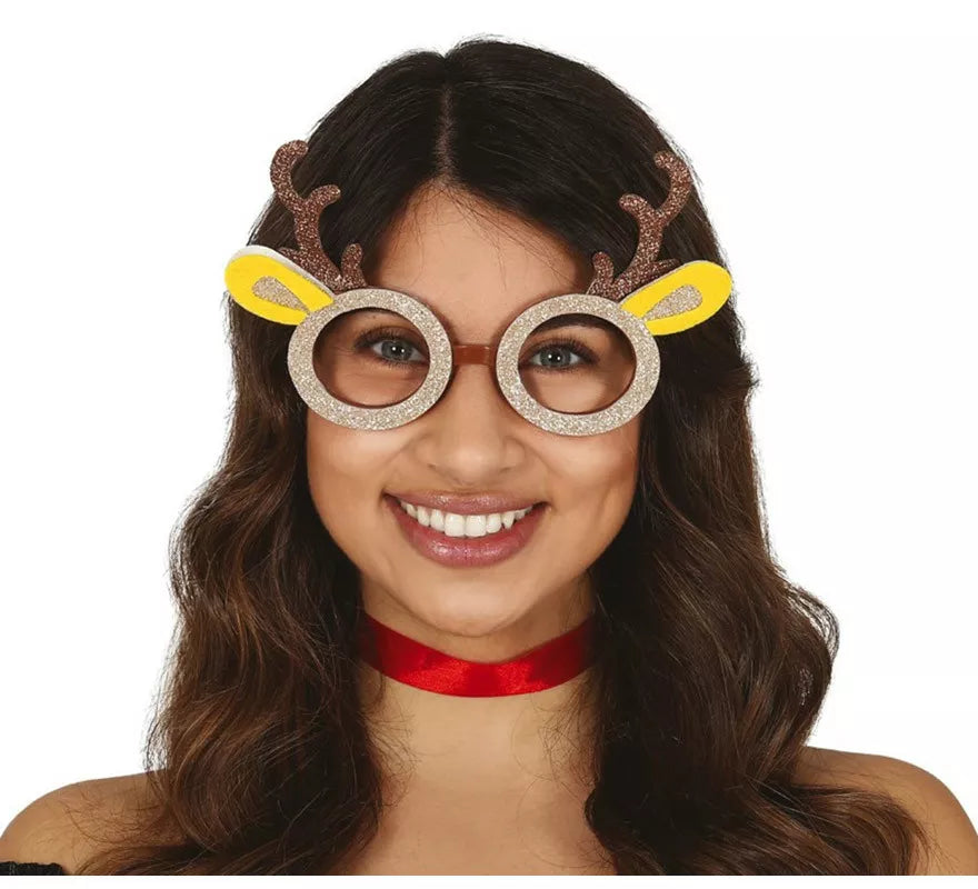 Translation missing: pt-PT.Gafas Divertidas de Reno de Navidad