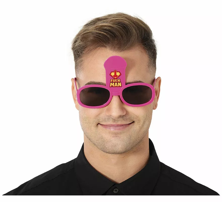 Translation missing: pt-PT.Gafas Fuckman rosa adulto
