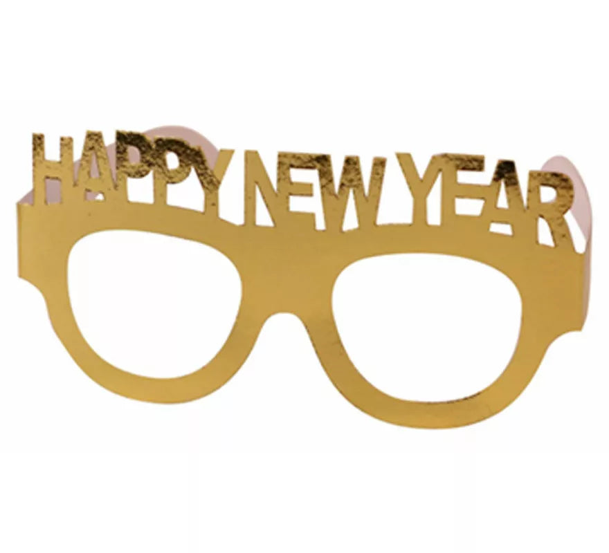 Translation missing: pt-PT.Gafas Happy New Year Oro de 14,5X7 cm