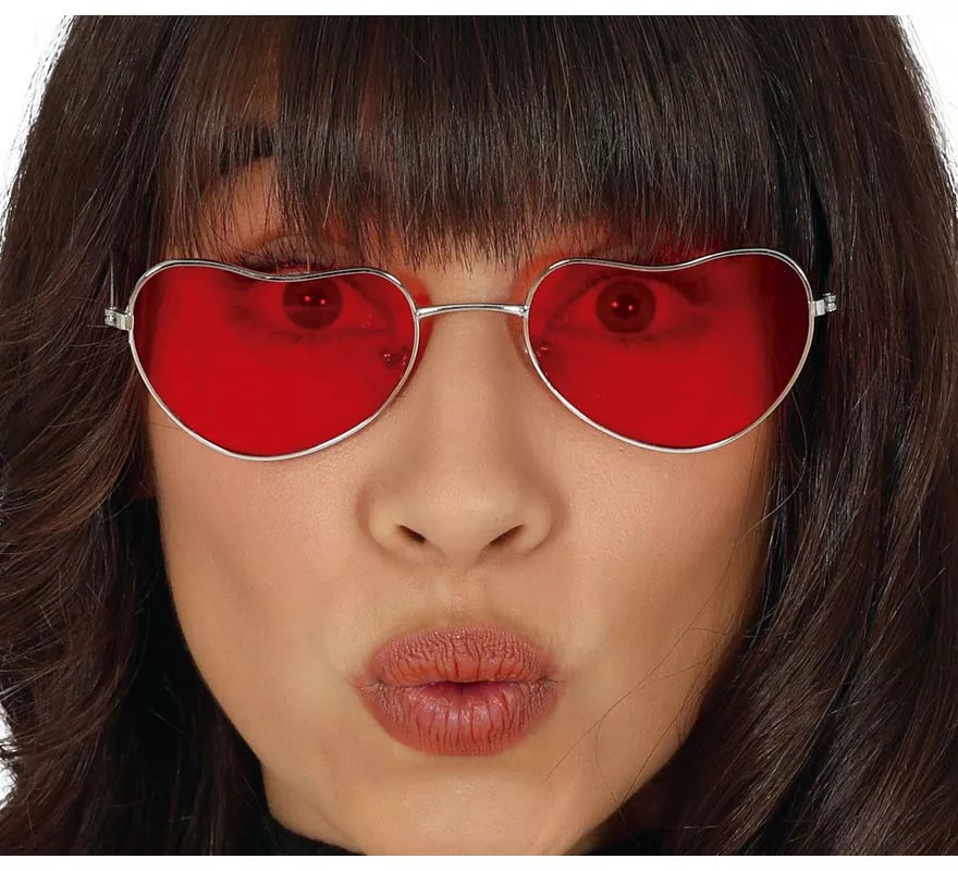 Translation missing: pt-PT.Gafas Hippie de Corazones Rojos