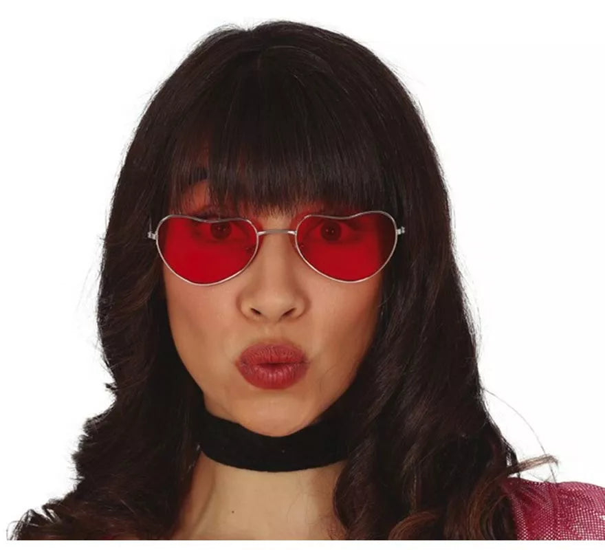 Translation missing: pt-PT.Gafas Hippie de Corazones Rojos