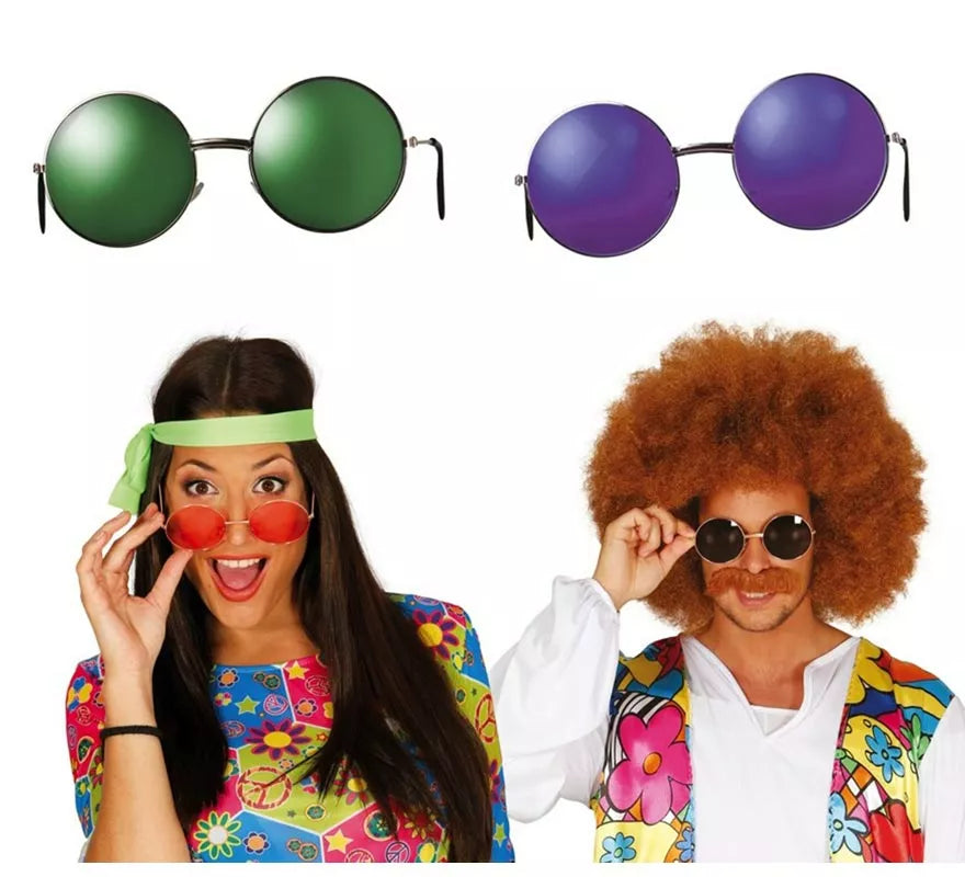 Translation missing: pt-PT.Gafas Hippie grandes. Disponible en 4 colores surtidos