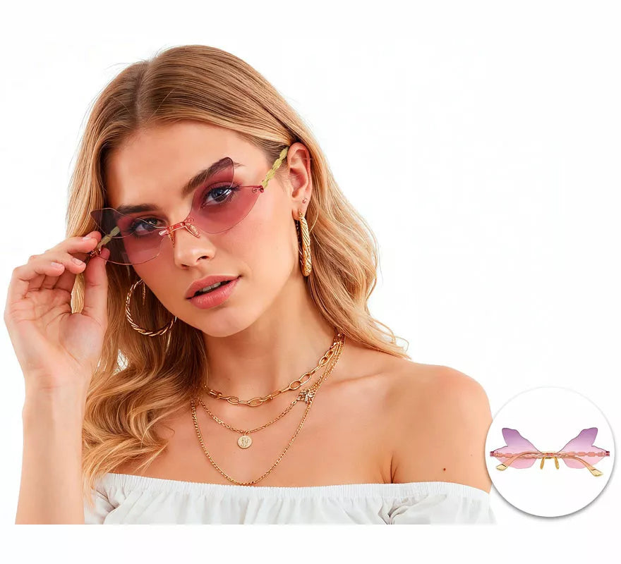 Translation missing: pt-PT.Gafas Mariposa rosas Efecto Degradado