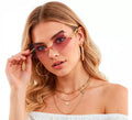 Gafas Mariposa rosas Efecto Degradado