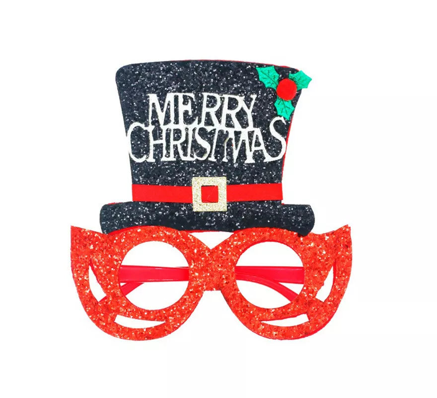 Translation missing: pt-PT.Gafas 'Merry Christmas' en Brillantina