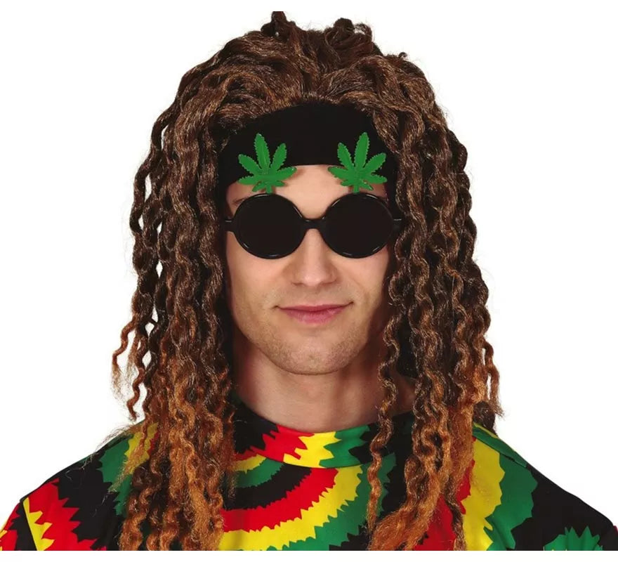 Translation missing: pt-PT.Gafas Negras con Hojas de Marihuana