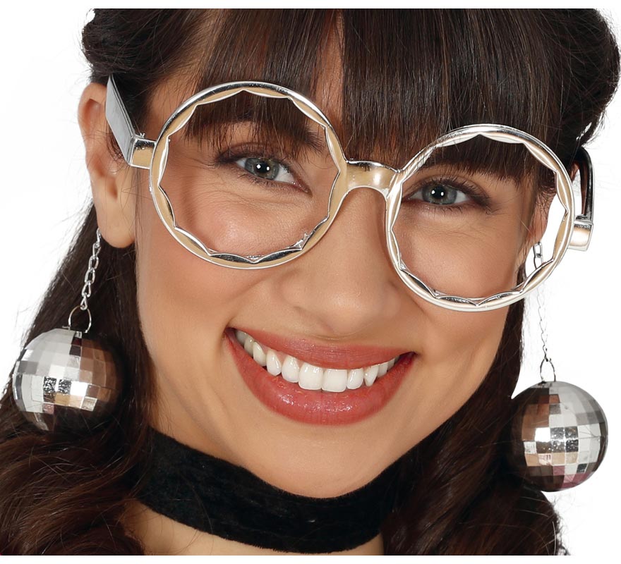Translation missing: pt-PT.Gafas Plateadas Grandes con Bolas