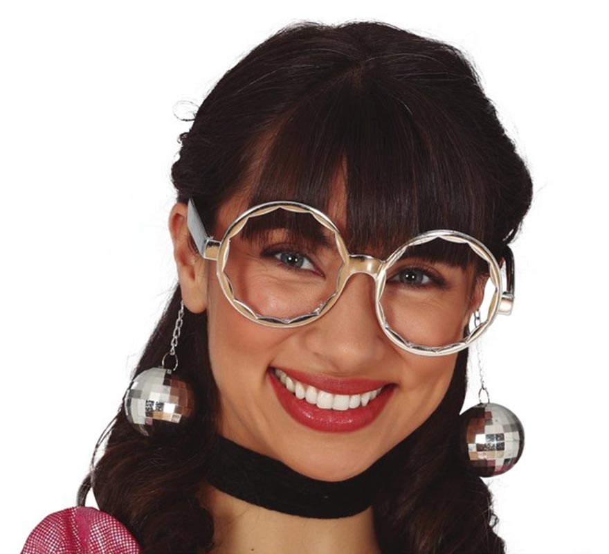 Translation missing: pt-PT.Gafas Plateadas Grandes con Bolas