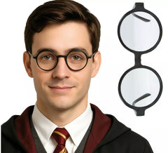 Óculos redondos sem lentes