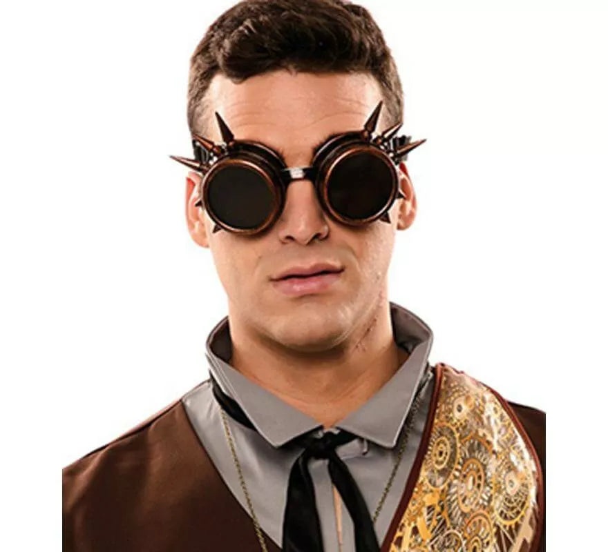 Translation missing: pt-PT.Gafas Steampunk Bronce con Púas