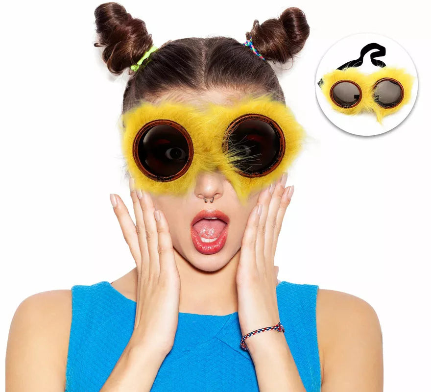 Translation missing: pt-PT.Gafas Steampunk con Pelo amarillo